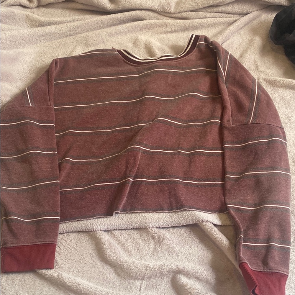 Striped Red and White Sweater